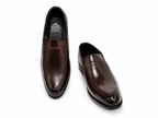 HappyHeel Executive Luxe Formal Loafers – Black Maroon