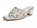 Happy Heels Golden and Silver Luxe Embellished Heels