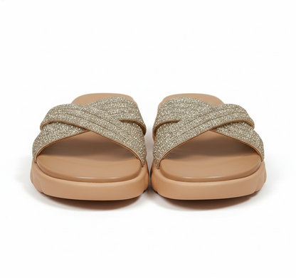 GlimmerWalk Luxe Comfort Slides