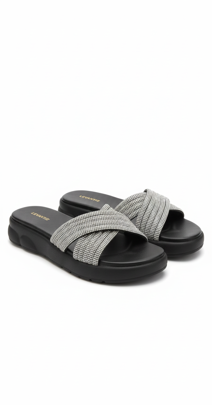 GlimmerWalk Luxe Comfort Slides