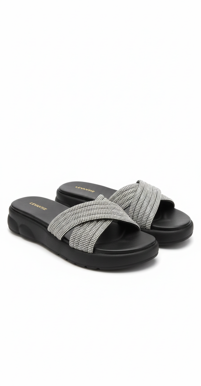 GlimmerWalk Luxe Comfort Slides