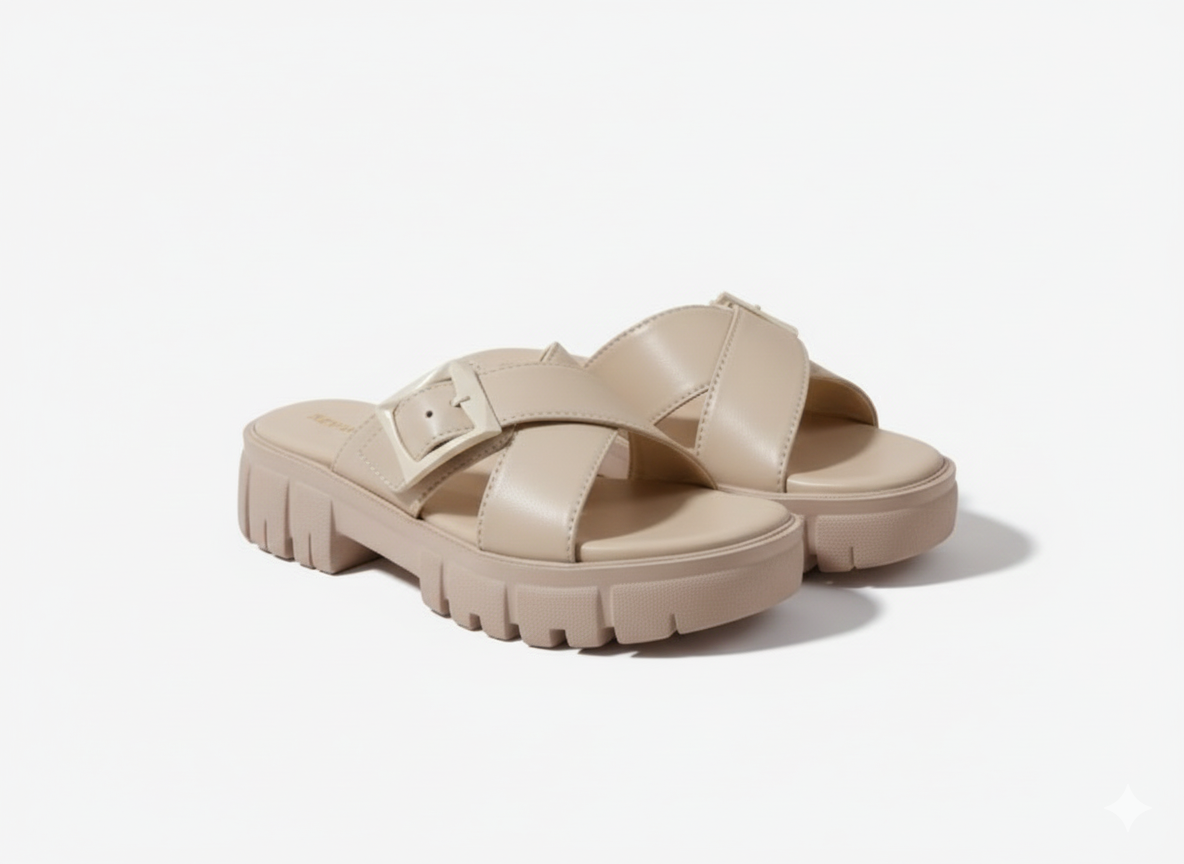 Midnight Cross Chunky Slides